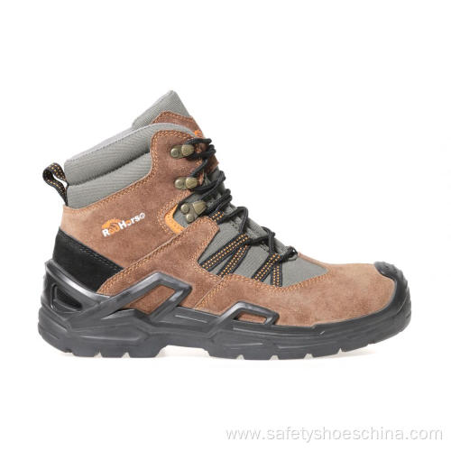 best selling steel toe leather safety boots